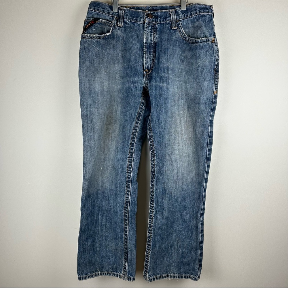 Ariat FR Low Rise Boot Cut Jeans Men’s 36x30 CAT2 2112 Flame Resistant Denim